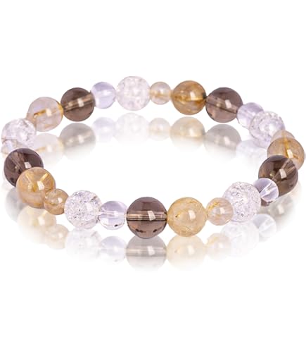 ヒカル　ルチル　ブレスレット　ルチル×オニキスブレス　2本セット　ストーン ブレスレット ルチル×オニキスブレス コラボ ルチルクォーツ ブラック